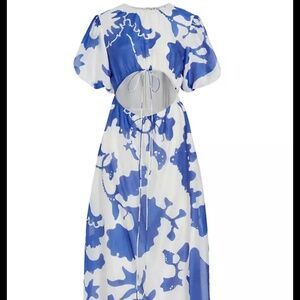 SIR vivi puff sleeve maxi dress